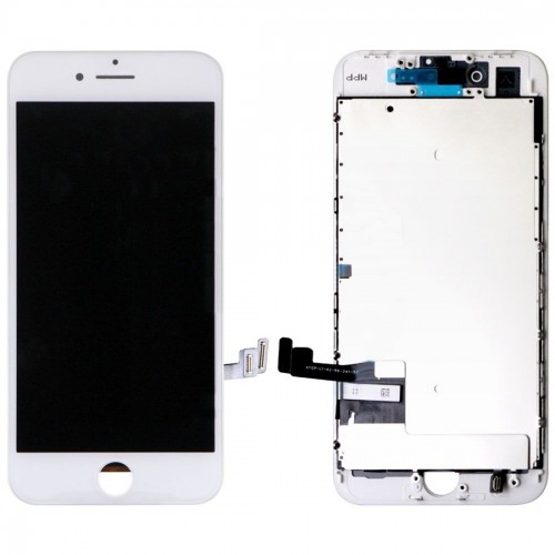 iPhone 8/iPhone SE 2020 LCD White with Metal Plate